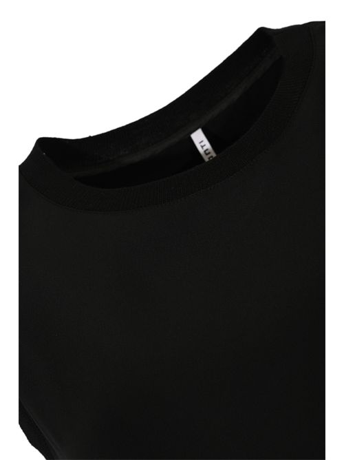 Blusa Lucille in drap fluido di viscosa Nero Liviana Conti | F5WS22Y69-0